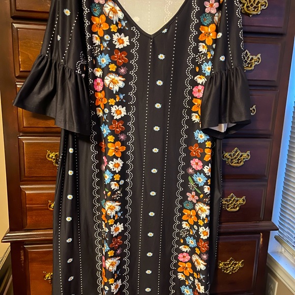 Ladies dress Sakurafiua floral size large - Picture 4 of 4